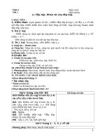 Giáo án số học lớp 6 soạn theo 5 bước mới 2018