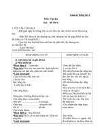 Giáo án Tiếng Việt 2 tuần 15 bài: Tập đọc  Bé Hoa