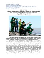 BÀI DỰ THI Tìm hiểu về Biên giới và Bộ đội Biên phòng chào mừng kỉ niệm 60 năm ngày truyền thống Bộ đội Biên phòng và 30 năm “Ngày Biên phòng toàn dân”