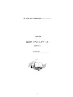 Giáo án ngữ văn lớp 10 soạn theo 5 bước mới nhất