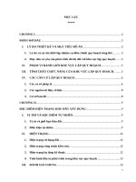 Thuyết minh đồ án Quy hoạch chi tiết Khu nhà ở Đông Á quận 7 TP HCM