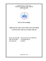 Thiết kế kỹ thuật máy phủ chất kết dính vào foam PU chế tạo vỏ bọc ghế xe 