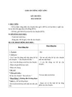 Giáo án Tiếng Việt 2 tuần 15 bài: Kể chuyện  Hai anh em