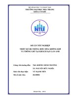 Thiết kế hệ thống điều hòa không khí và thông gió tại khách sạn lan anh 