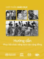 hướng dẫn phục hồi chức năng dựa vào cộng đồng