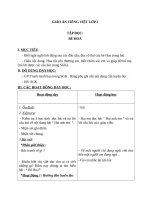 Giáo án Tiếng Việt 2 tuần 15 bài: Tập đọc  Bé Hoa