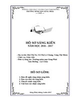 Một số biện pháp giáo dục ý thức bảo vệ môi trường cho trẻ lớp MGL Trung tâm, MGL Trung Chải, MGL Sin Chải trường mầm non Sùng Phài, Huyện Tam Đường