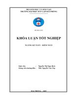 Hoàn thiện công tác kế toán tài sản cố định tại công ty TNHH thương mại VIC   