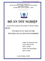 ỨNG DỤNG xử lý ẢNH vào VIỆC PHÁT HIỆN NGỦ gật DÙNG KIT RASPBERRY 