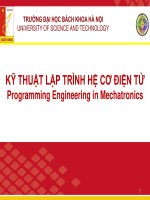 kỹ thuật lập trình hệ cơ điện tử 