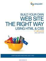 Build your own web site, 2nd edition 