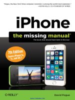 iPhone  the missing manual, 7th edition 