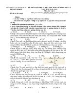 De KT đội tuyển vật lí 9 lần 3(18 19)