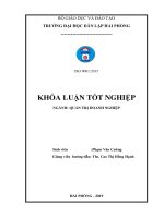 Một số giải pháp nhằm nâng cao hiệu quả sử dụng nguồn nhân lực tại công ty TNHH k n v   