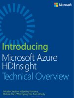 Introducing windows azure hdinsight 