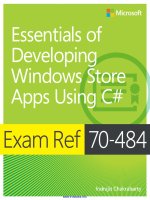 Exam ref 70 484  essentials of developing windows store apps using c 