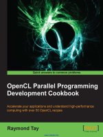 OpenCL parallel programming development cookbook 