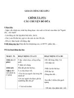Giáo án Tiếng Việt 2 tuần 14 bài: Chính tả  Nghe  viết: Câu chuyện bó đũa. Phân biệt LN, IIÊ, ĂTĂC