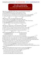 đột BIẾN cấu TRÚC NST