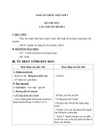 Giáo án Tiếng Việt 2 tuần 14 bài: Kể chuyện  Câu chuyện bó đũa