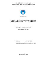 Một số giải pháp xúc tiến hỗn hợp nhằm nâng cao hiệu quả bán hàng của Công ty TNHH thương mại và dịch vụ Toàn Phượng (Khóa luận tốt nghiệp)
