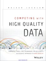 Competing with high quality data 