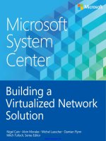 Building a virtualized network solution 