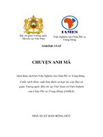 CHUYỆN ANH MÃ - Sách được dịch bởi Viện Nghiên cứu Châu Phi và Trung Đông