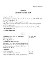 Giáo án Tiếng Việt 2 tuần 14 bài: Tập đọc  Câu chuyện bó đũa