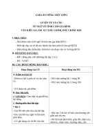 Giáo án Tiếng Việt 2 tuần 14 bài: Luyện từ và câu  Mở rộng vốn từ: Từ ngữ về tình cảm gia đình. Câu kiểu Ai làm gì?. Dấu chấm, dấu chấm hỏi