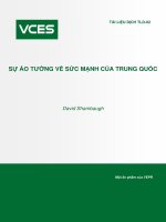 SỰ ẢO TƯỞNG VỀ SỨC MẠNH CỦA TRUNG QUỐC