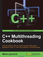 C++ multithreading cookbook 