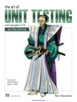 The art of unit testing, 2nd edition 