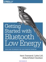 Getting started with bluetooth low energy 
