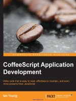 CoffeeScript application development 