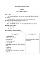 Giáo án Tiếng Việt 2 tuần 14 bài: Tập đọc  Câu chuyện bó đũa