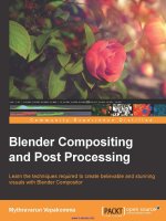 Blender compositing and post processing 