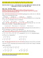 HỒ THỨC THUẬN   TUYỂN tập HÌNH OXYZ SIÊU HAY TRONG đề THI THỬ 2018 