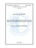 Thực tiễn thực hiện quyền và nghĩa vụ nhân thân của vợ chồng theo pháp luật việt nam  