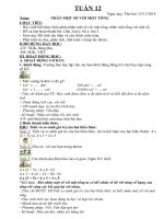 Giáo án lớp 4 theo tuần năm học 2018 2019 mới nhất tuần 12 