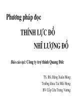 PP đọc THÍNH lực đồ và NHĨ LƯỢNG đồ