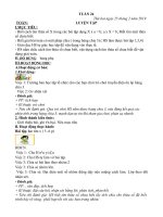 Giáo án lớp 2 theo tuần năm học 2018 2019 mới nhất tuần 24 