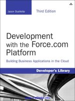 Development with the force com platform, 3rd edition 