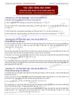 công thức giải nhanh về quần thể