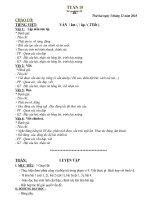 Giáo án lớp 1 theo tuần năm học 2018 2019 mới nhất tuần 15 (2) 