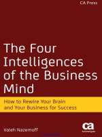 The four intelligences of the business mind 