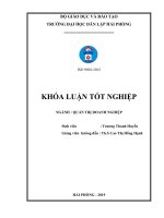 Biện pháp cải thiện tình hình tài chính Công ty Cổ Phần Cảng dịch vụ dầu khí Đình Vũ (Khóa luận tốt nghiệp)
