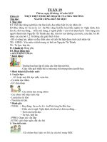 Giáo án lớp 5 theo tuần năm học 2018 2019 tuần 19 