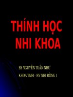 THÍNH HỌC NHI KHOA