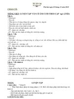 Giáo án lớp 1 theo tuần năm học 2018 2019 mới nhất tuần 16 (2) 